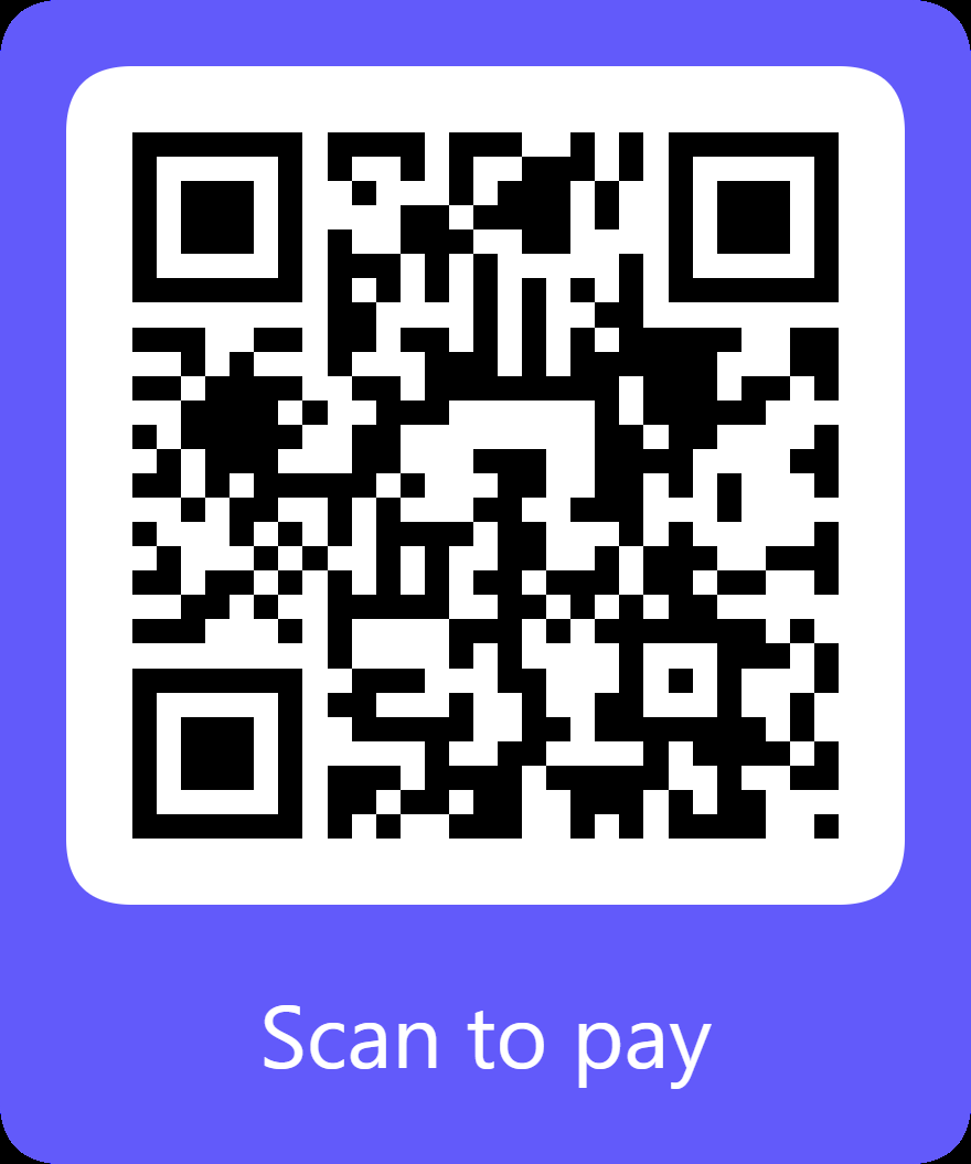 Scan this QR to pay for the C Sharp course